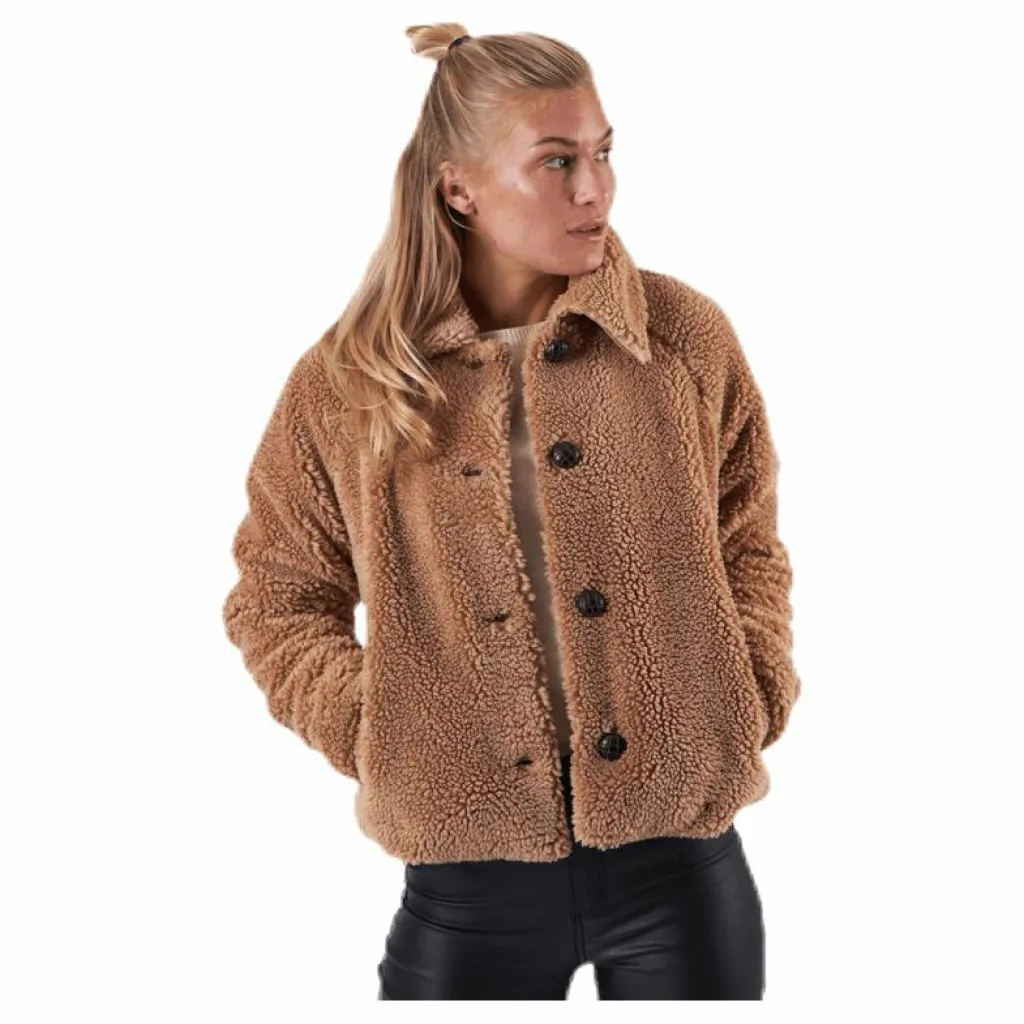 Only Emily Teddy Jacket Otw Beige Sale