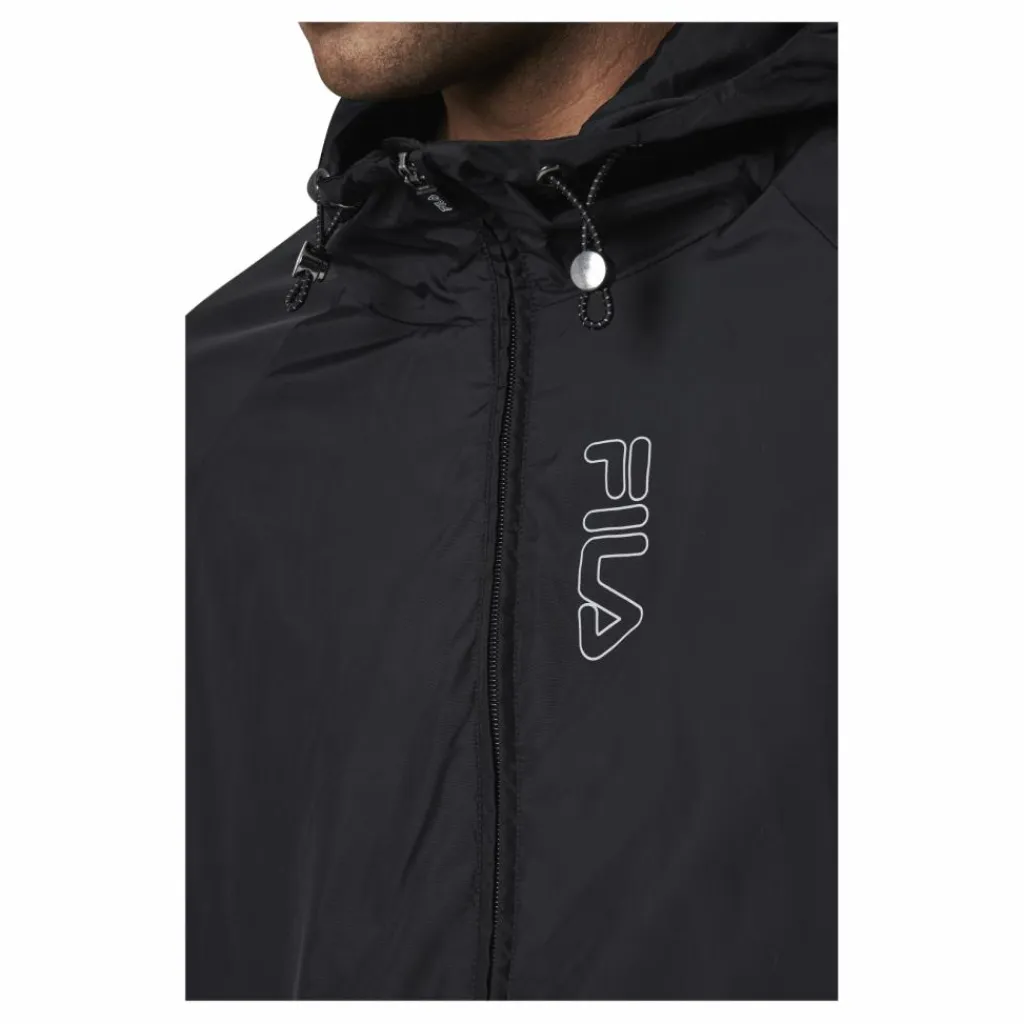 Fila Enan Wind Jacket Black Svart Discount