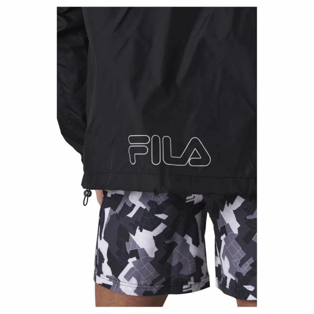 Fila Enan Wind Jacket Black Svart Discount