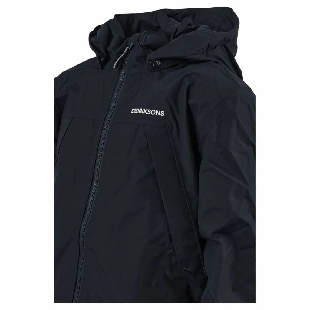 Didriksons Enso Kids Jacket 2 Blue Svart Outlet