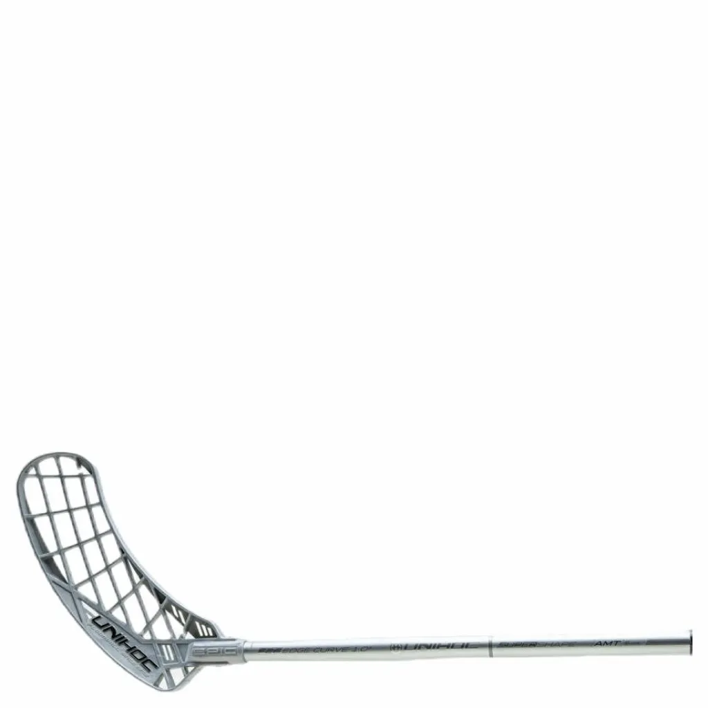 Unihoc Epic Edge Curve 100 cm Flex 26 Silver/Black Svart och Silver