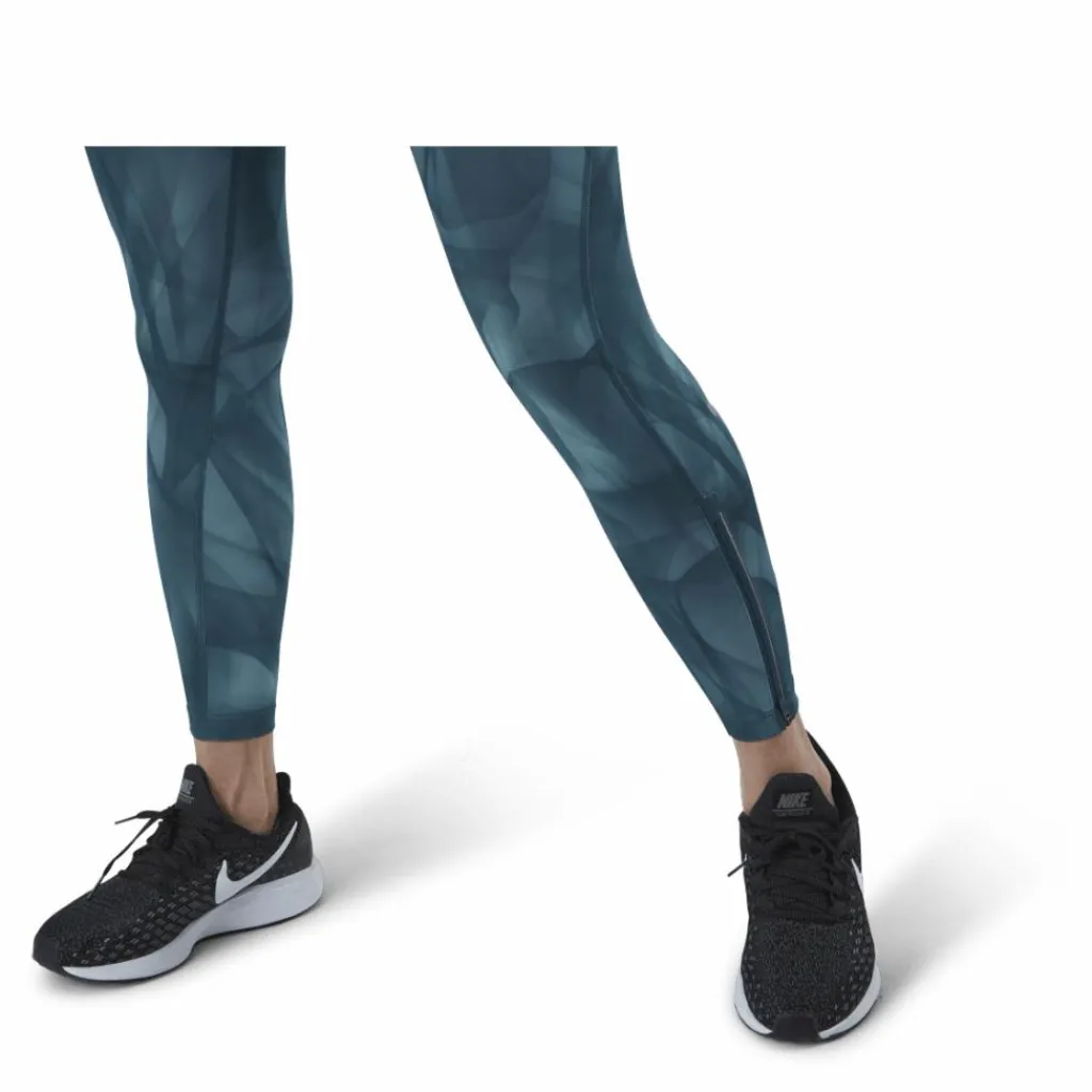 Epic Faster Run Division 7/8 Tight Green/Silver*Nike Clearance
