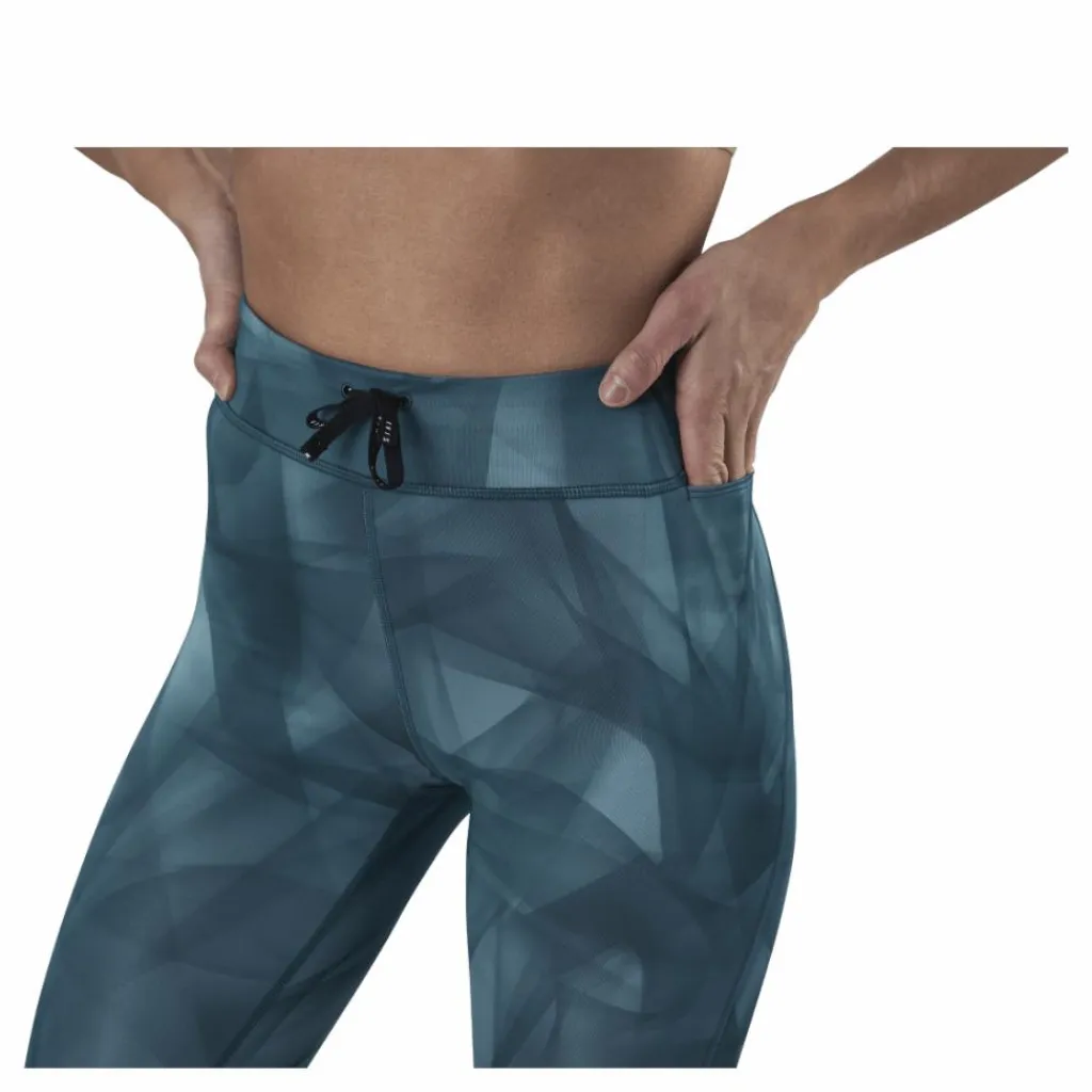 Epic Faster Run Division 7/8 Tight Green/Silver*Nike Clearance