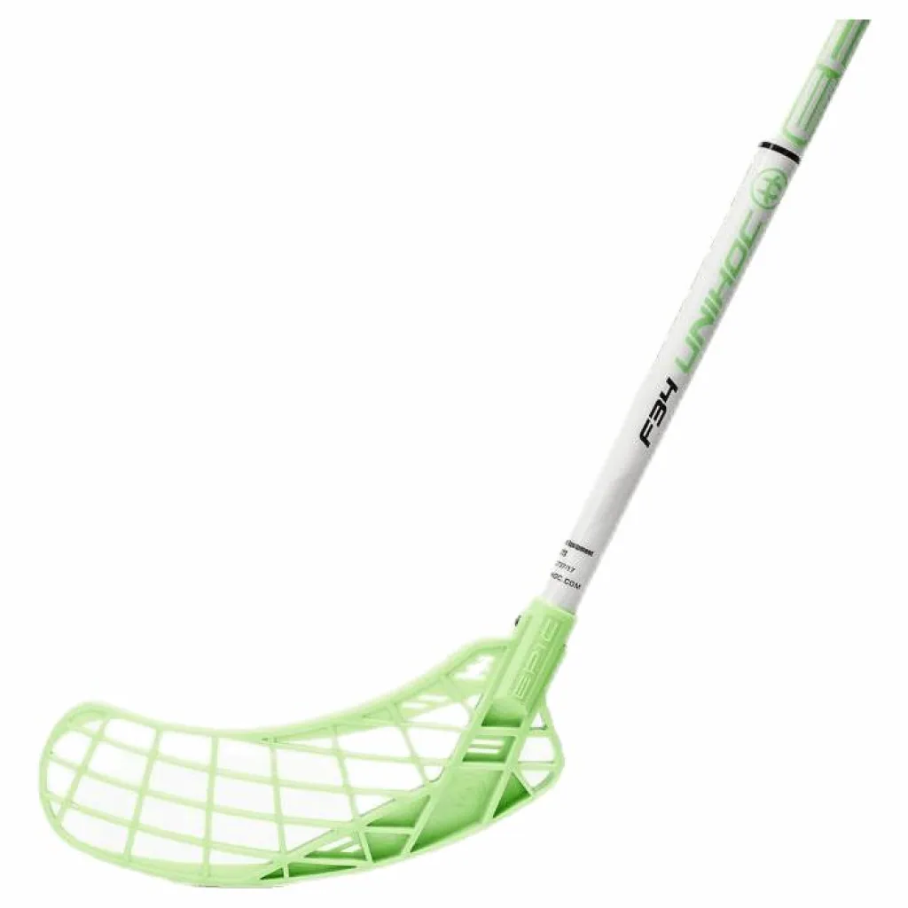 Unihoc EPIC Flex 34 Left White/Green Vit och Grön Online