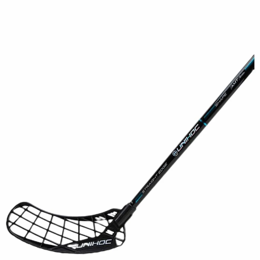 Unihoc Epic Straight Edge 100 cm Flex 26 Black/Turquoise Turkos och Svart Hot