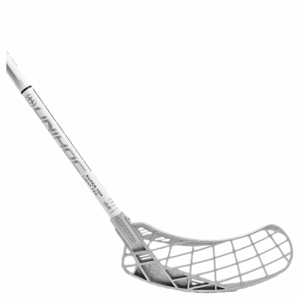 Unihoc EPIC Super Top Light Flex 26 White/Silver Vit och Silver Hot