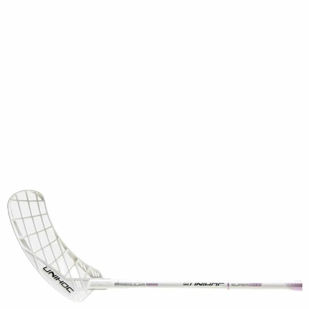 Epic Superskin Regular 92 cm Flex 29 White/Purple*Unihoc Hot