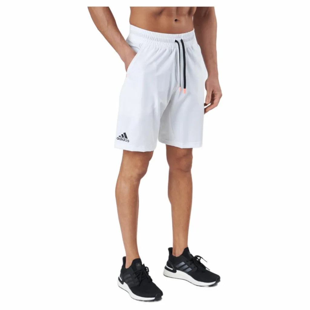 adidas Tennis Ergo Shorts 099/white 9" Vit Online
