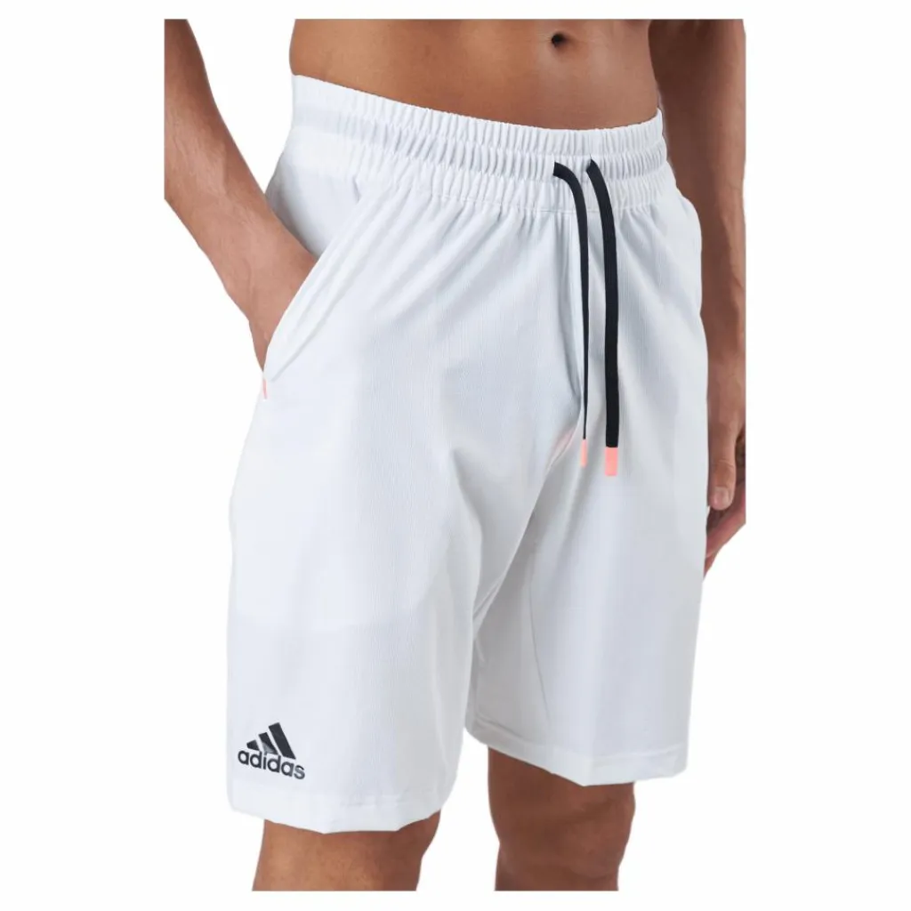 adidas Tennis Ergo Shorts 099/white 9" Vit Online