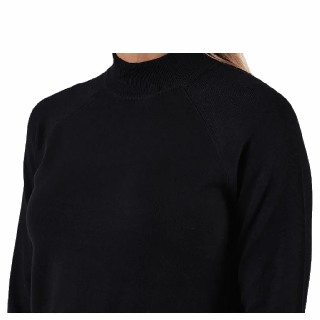 Esera Ls High Neck Knit Black*Pieces Sale