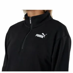 Puma Ess+ Half-Zip Dress Tr Black Svart New