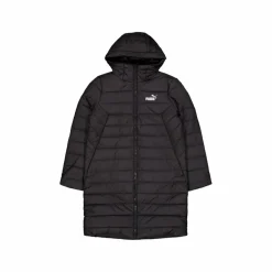 Puma Ess Hooded Padded Coat Black Svart Best