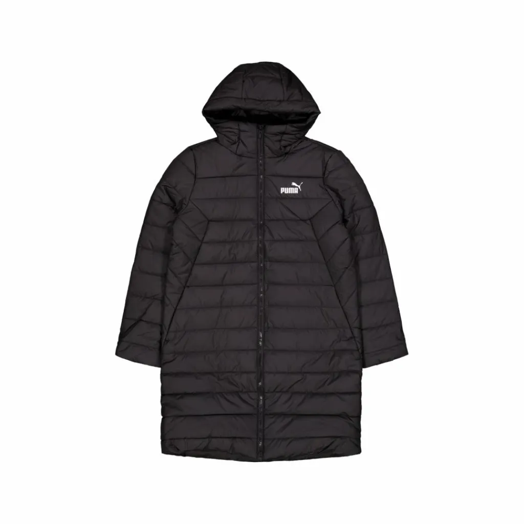 Puma Ess Hooded Padded Coat Black Svart Best