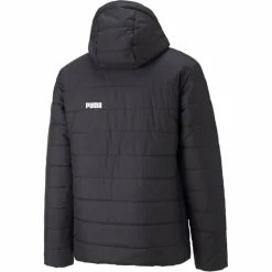 Puma Ess Hooded Padded Jacket Black Svart Best
