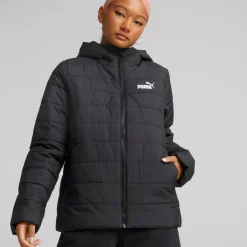 Ess Hooded Padded Jacket Black*Puma Clearance