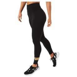 Puma ESS Logo Leggings Black/Gold Svart New