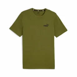 Puma Ess Small Logo Tee Olive Green Grön
