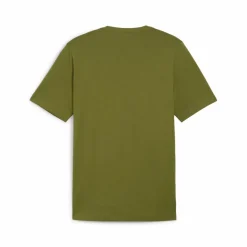 Puma Ess Small Logo Tee Olive Green Grön