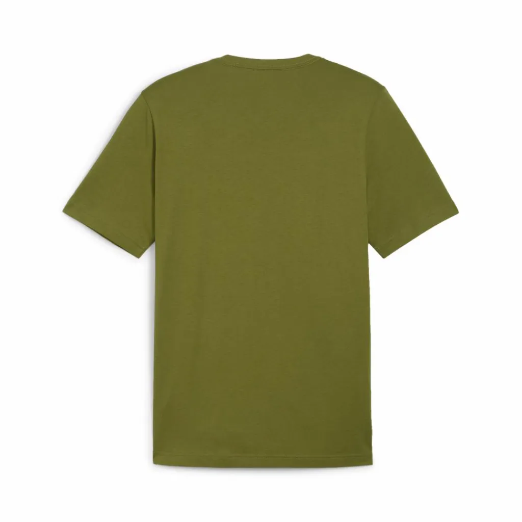 Puma Ess Small Logo Tee Olive Green Grön