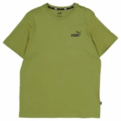 Puma Ess Small Logo Tee Olive Green Grön