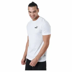 Puma Ess Small Logo Tee White Vit New