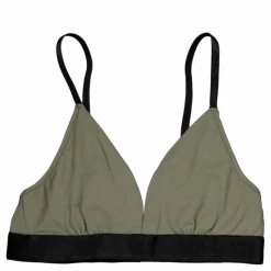 VXV Label Ess' Triangle Bralette Olive Grön Hot