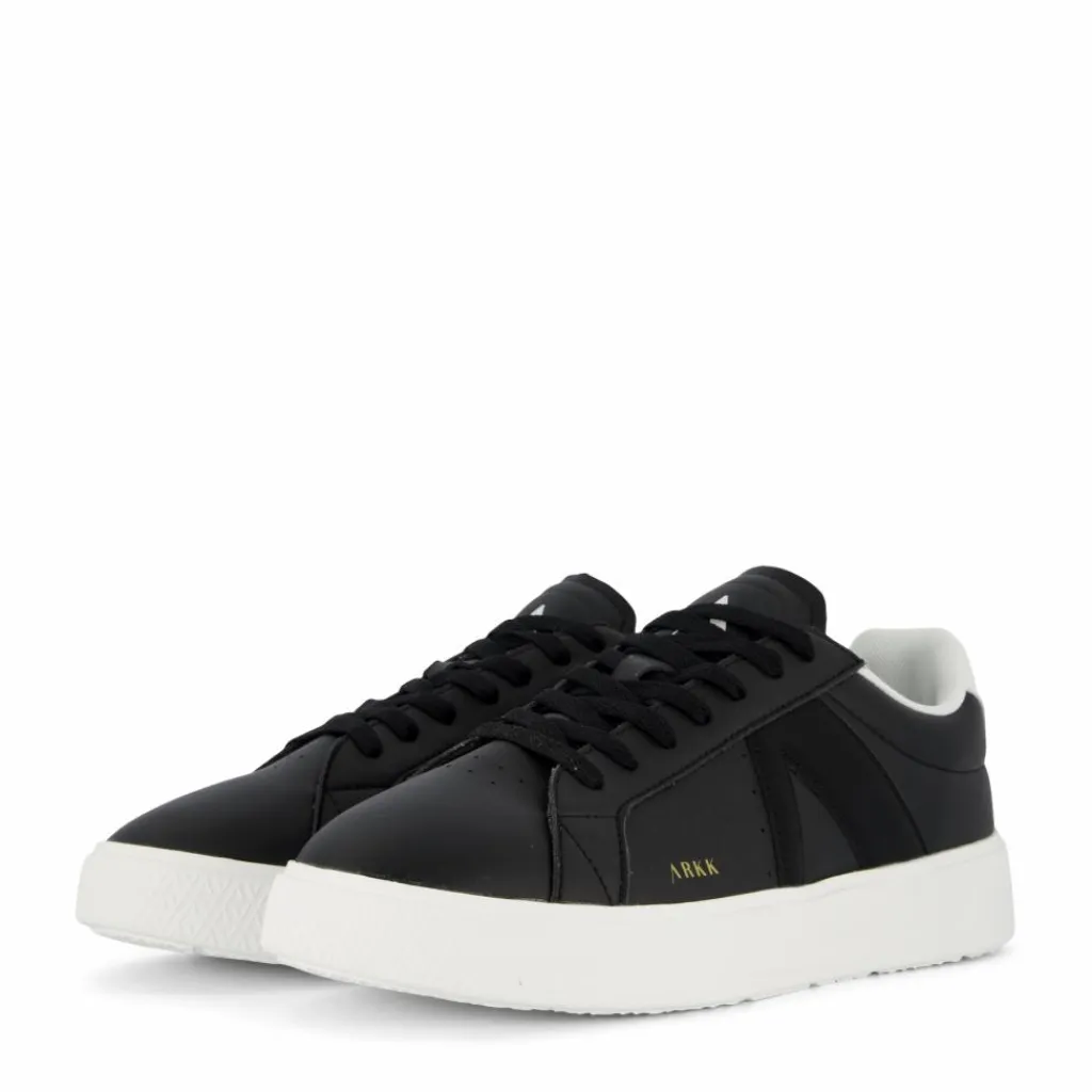 ARKK Copenhagen Essence Leather OG-22 Black Bright White - Men Svart Clearance