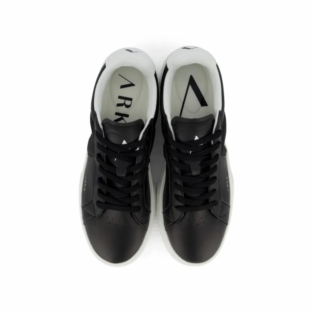 ARKK Copenhagen Essence Leather OG-22 Black Bright White - Men Svart Clearance