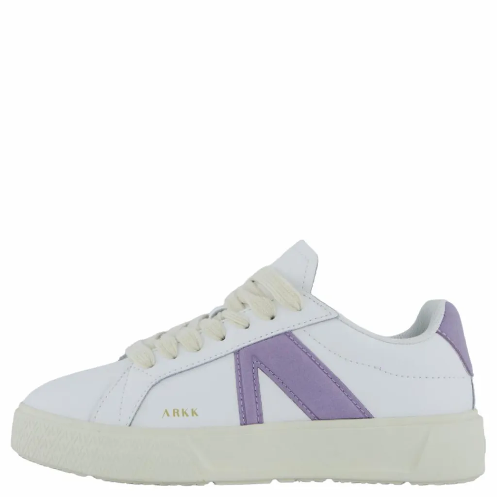 ARKK Copenhagen Essence Leather OG-22 White Purple - Women Lila Discount