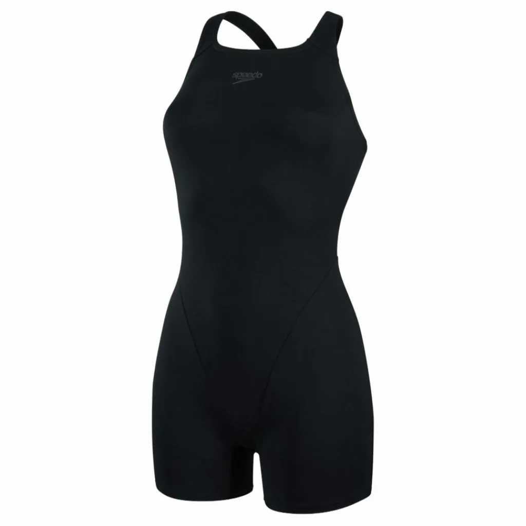 Speedo Essentail Endurance+ Legsuit Black Svart Best