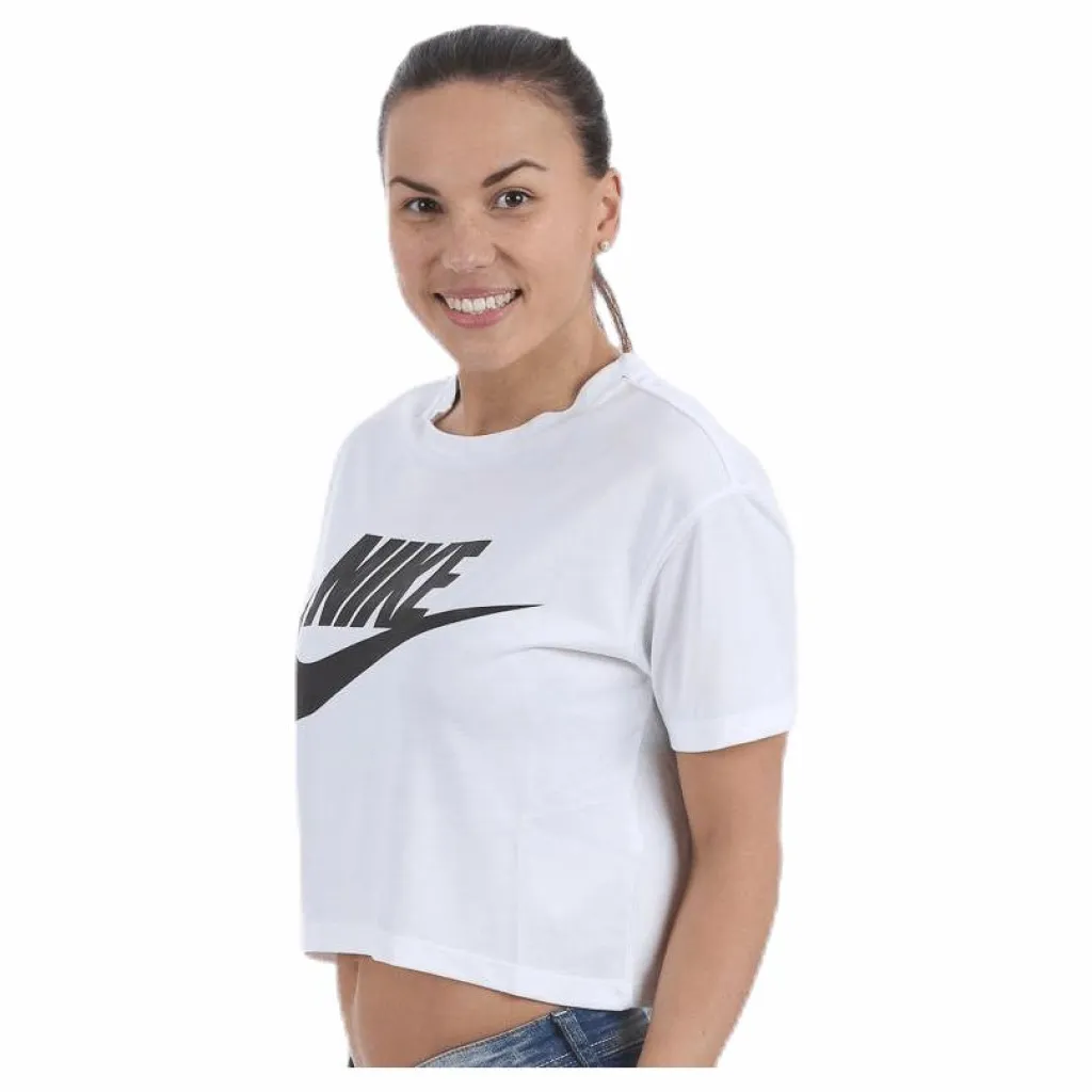 Nike Essential Crop Top White Vit Sale