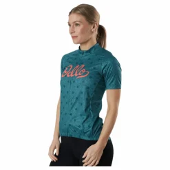 Odlo Essential Fz S/S   Green Grön Discount