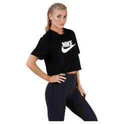 Essential Icon Crop Futura Tee White/Black*Nike Sale