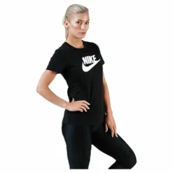 Nike Essential Icon Futura Tee White/Black Svart Best