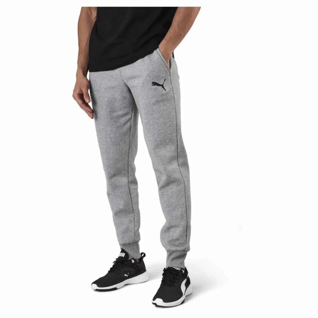 Puma Essential Logo Pants Fl Cl Grey Grå Clearance