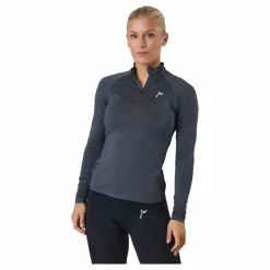 Famme Essential Long Sleeve Dark Grey Blå Hot