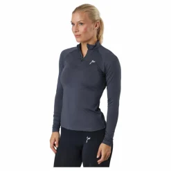 Famme Essential Long Sleeve Dark Grey Blå Hot