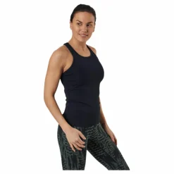 Casall Essential Rib Racerback Black Svart
