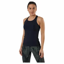 Casall Essential Rib Racerback Black Svart