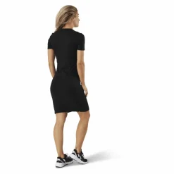 Puma Essential Slim Tee Dress Black Svart Outlet