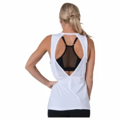 Nike Essential Swoosh Tank White/Black Vit New