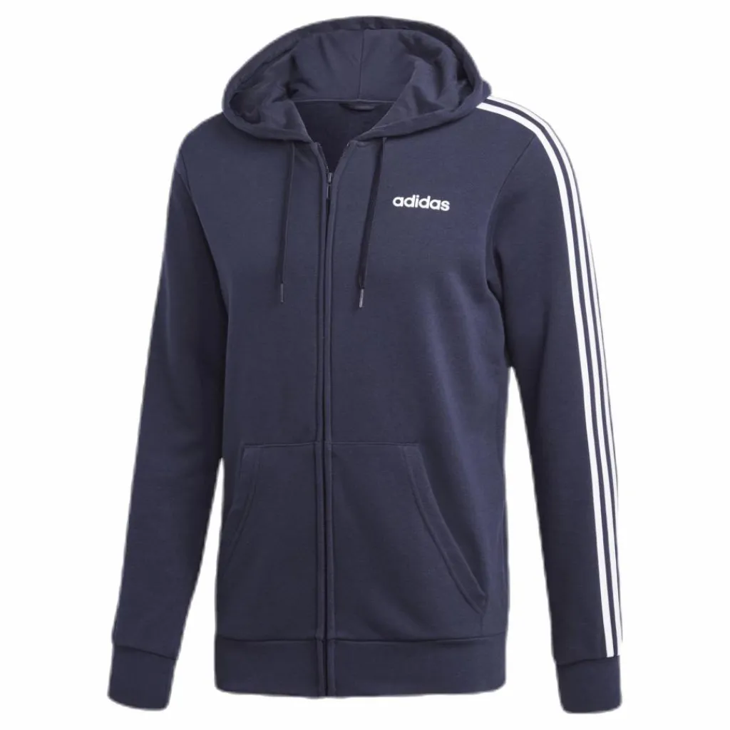 Essentials 3 Stripes Fullzip French Terry Legend Ink / White*adidas Sale