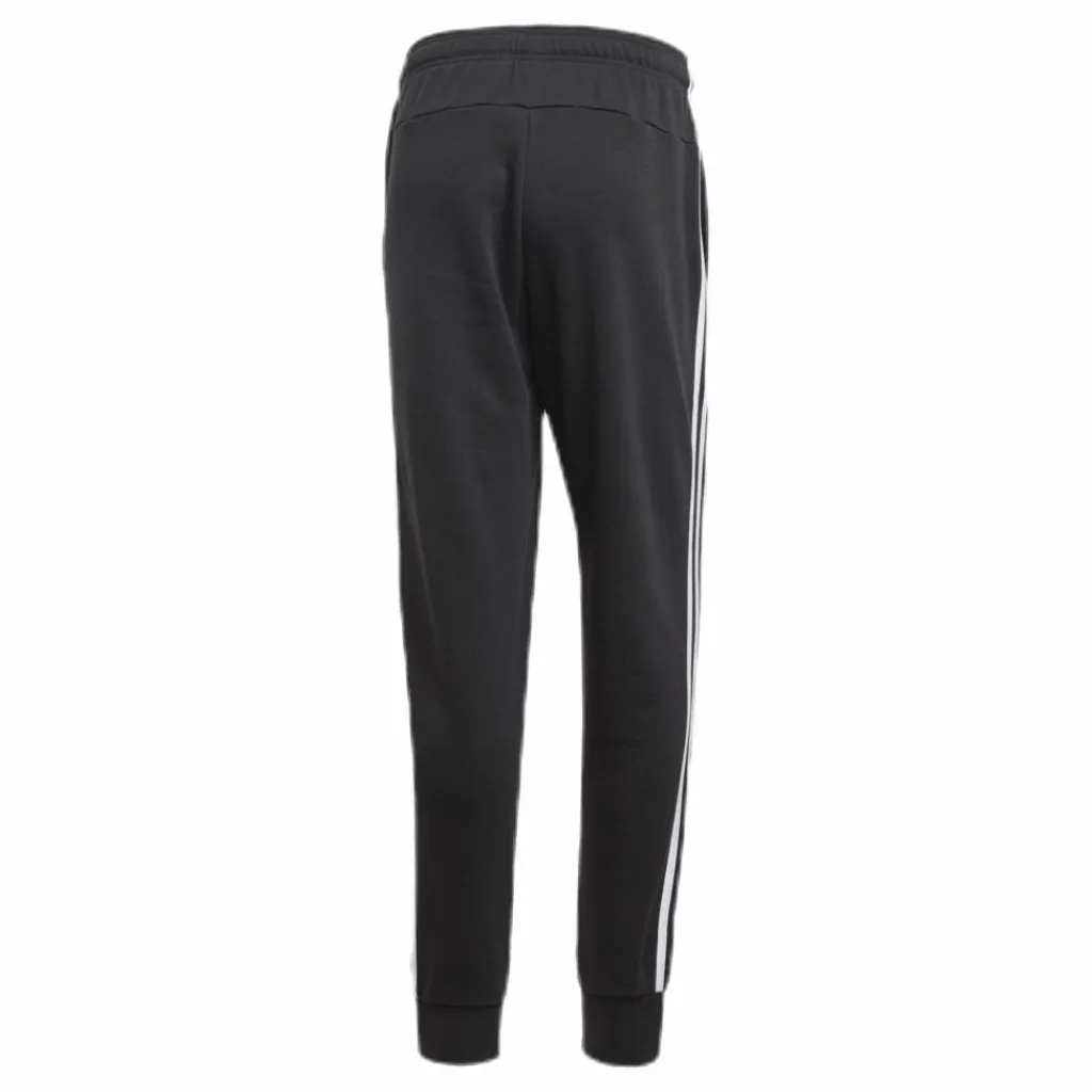 adidas Essentials 3 Stripes Tapered Pant Ft Cuffed Black / White Svart Online