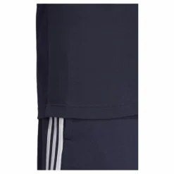 adidas Essentials 3 Stripes T-Shirt Legend Ink / White Blå och Vit Outlet