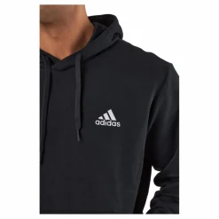 adidas Essentials Fleece Hoodie Black Svart Best