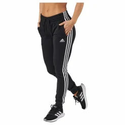 Essentials Fleece 3-Stripes Joggers Black*adidas Discount