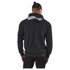 Essentials French Terry 3-Stripes Hoodie Black*adidas Outlet