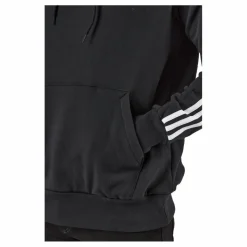 Essentials French Terry 3-Stripes Hoodie Black*adidas Outlet