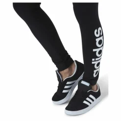 adidas ESSENTIALS HIGH-WAISTED LOGO LEGGINGS Black / White Svart Sale
