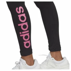 adidas ESSENTIALS HIGH-WAISTED LOGO LEGGINGS Black Svart Clearance